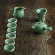 青瓷冰裂茶具陶瓷，套装盖碗功夫茶具，茶杯茶壶茶具套装