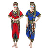 非洲鼓舞蹈演出服泰国东南亚风情印花葫芦丝表演服装民族风服饰