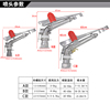 园林园艺喷洒摇臂喷头 农业罐溉设备1.5寸2寸 自动旋转喷支架