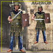 cospla六一节成人盔甲战衣古罗马战士成人铠甲勇士将军表演服可穿
