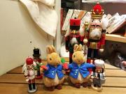 英国 拿萝卜的蓝西装彼得兔小兔子公仔 毛绒玩具 多款入