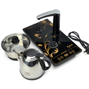 电磁快速炉自动加水四合一电热，茶炉整套功夫茶具配件三合一烧水壶