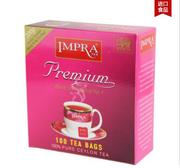 英伯伦波曼红茶，简装100袋泡茶，袋泡红碎茶小包红茶