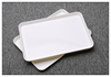 三个长方形欧式托盘客房盘水杯，茶盘密胺水果盘，蛋糕盘白色黑色