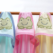 竹纤维婴儿浴巾大方形带帽新生儿宝宝毛巾被抱被盖毯卡通比纯棉好