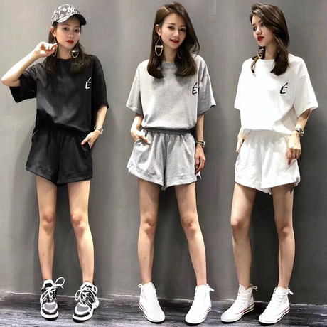 欧韩运动休闲套装女