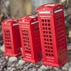 电话亭模型英国伦敦红色复古迷你储蓄罐摆件饰品家居生日礼物