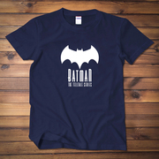 蝙蝠侠大战超人T恤男女 超级英雄青少年短袖纯棉衣服