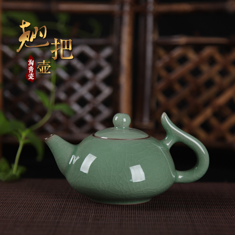 Longquan celadon a complete set Kung Fu Tea ceramics filter teapot Ge Ice cracks Film opening Kungfu Online Cup Setin the Tableware , Tea set , Tea package category - from Buy2taobao.com to provide professional Taobao agent buy service