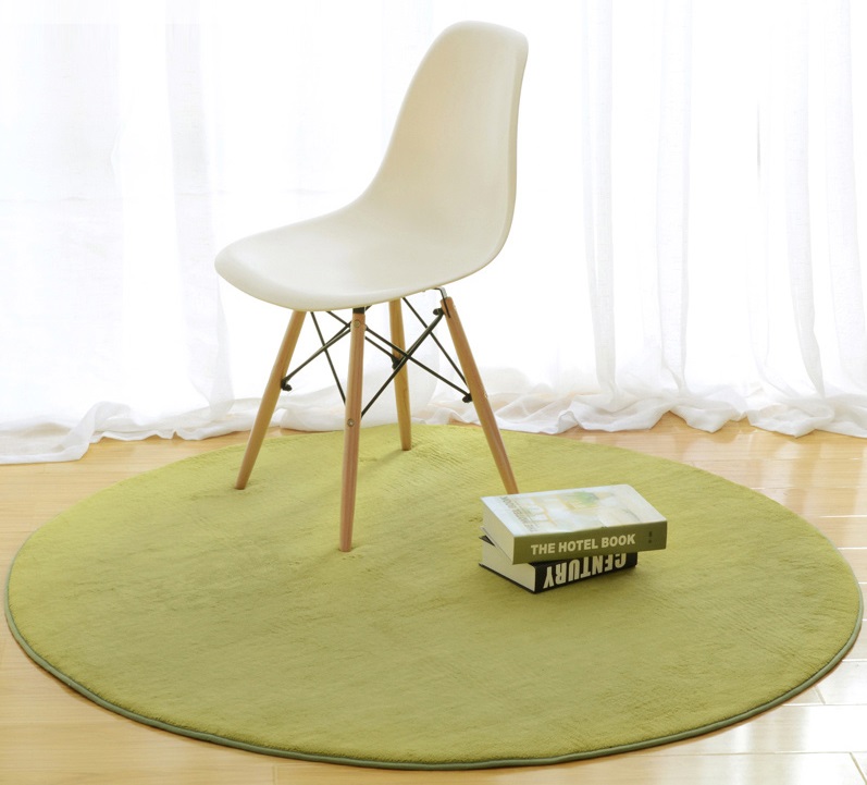 黑色简约现代圆形地毯 圆毯脚垫电脑椅子垫凳子吊篮下面圆型地。在类目 居家布艺, 地毯中 - 来自Buy2taobao.com提供专业的淘宝代购服务