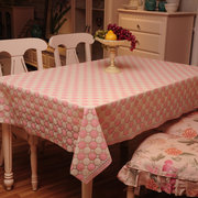粉色系列PVC免洗桌布防水 欧式 韩式 中式 茶几垫 电视柜垫