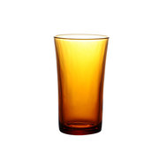 法国进口duralex多莱斯，玻璃直身水杯280ml琥珀色，2只果汁饮料酒杯