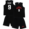 USA美国梦八梦之队球衣 9号韦德篮球服套装亲子装 加肥加大码
