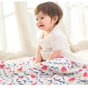 ins宝宝竹纤维春秋纱布包巾，夏季襁褓巾抱被婴儿，被子新生儿用品