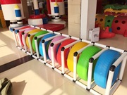幼儿园感统玩具滚圈钻洞儿童多变滚圈彩色多用滚塑料塑胶轮胎架子