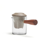 玻璃茶壶茶水分离粗陶过滤内胆侧把家用红茶普洱小青柑冲茶泡茶器