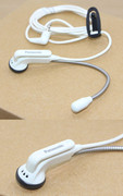 笔记本平板电脑耳机通用头戴式单孔耳机，单插头(单插头，)耳麦带麦克风话筒潮