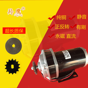 电动车永磁电机，改装三轮车有刷电机24v36v48v500w800w三鑫，达配件