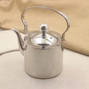 304食品级不锈钢水壶家用电磁炉，烧水壶功夫，茶壶单壶提柄优乐水壶