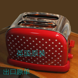 英国Belinee多士炉烤面包机吐司机片早餐家用不锈钢商中国红