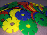 幼儿园桌面玩具大号加厚雪花片积木塑料拼插积木早教益智玩具