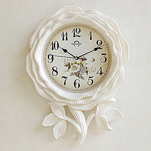 豪华欧式钟表客厅艺术大挂钟，时尚创意3d静音石英钟墙壁时钟