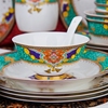 骨瓷餐具套装景德镇陶瓷器欧式家用碗碟套装吃饭高脚碗盘单品搭配