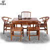 红木家具实木茶桌中式仿古茶，桌椅组合鸡翅木泡，茶桌茶艺桌茶几