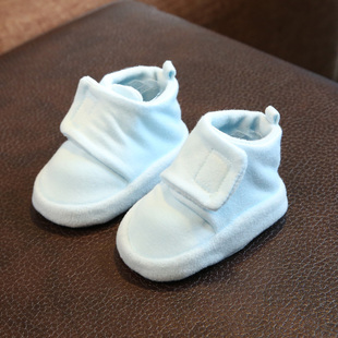 新生儿婴儿鞋子软底春秋0一3-6个月初生男宝宝，学步鞋女不掉鞋秋季