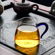 加厚公道杯玻璃公道杯耐热玻璃功夫茶具公杯茶海分茶器