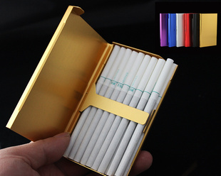 20支装女士烟盒创意超薄便携加长细烟香菸盒定制刻字刻照片韩国潮