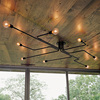 艺术创意led工业风吸顶灯 北欧创意个性铁艺客厅卧室复古酒吧灯具