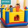 intex城堡跳跳乐，充气蹦蹦床海洋球池游乐场充气玩具