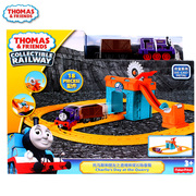 托马斯小火车查理和采石场轨道套装益智玩具，cdv08合金系列火车头