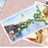 乌镇创意手绘明信片江南水乡风景古建筑卡片中国古镇旅游纪念