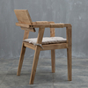 梵辰实木组装复古简约餐椅设计师靠背椅子书桌椅咖啡厅名宿休闲椅