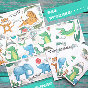 韩国创意小清新学生卡通图案信封信纸 简约精美信纸信封套装