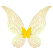 万圣节花仙子儿童黄色蝴蝶翅膀天使翅膀道具精灵公主维密翅膀