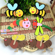 幼儿园教室环境布置材料，泡沫立体蜻蜓，卡通昆虫动物墙贴装饰用品