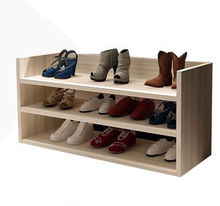 定制室内组装简易鞋架实木防尘简约现代多层鞋柜客厅置物架可