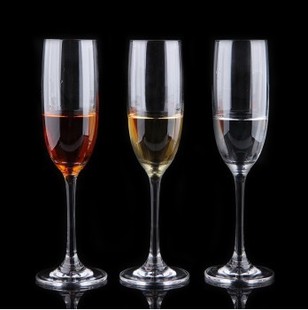 无铅水晶玻璃香槟杯创意欧式家用红酒高脚杯鸡尾酒杯气泡酒杯套装