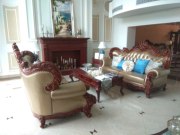 N1081沙发欧式沙发法式沙发全实木真皮沙发别墅沙发客厅沙发248