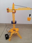 吊车工程塔吊模型玩具宝宝仿真遥控吊机电动儿童挖土机男孩挖掘机