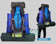 户外运动背包专业登山包70l80l大容量旅行包男女，双肩包露营(包露营)帐篷包