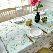 欧式长方形餐桌布布艺台布家用蕾丝花边茶几客厅正方形床头柜盖布