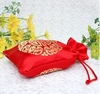 结婚用品红绸袋回礼袋糖果，袋婚庆用品织锦缎，袋喜糖袋喜糖盒