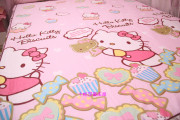 全棉卡通kt床上用品，床品布料diykitty粉色，宽度13元半米