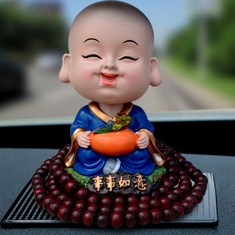 笑佛汽车摆件
