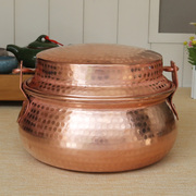 纯手工铜罗锅纯铜锅紫铜，汤锅加厚炖煲锅铜煮锅汤锅家庭用铜锅