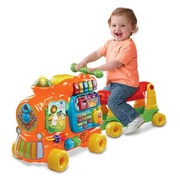 伟易达四合一益智火车儿童踏行车玩具1-3岁宝宝滑行学步车手推车